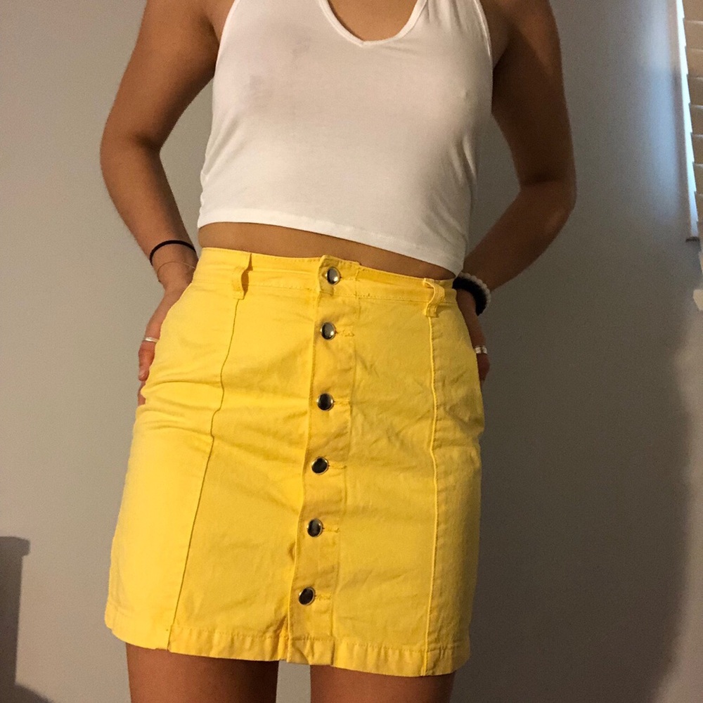 Misguided Denim Mini Skirt